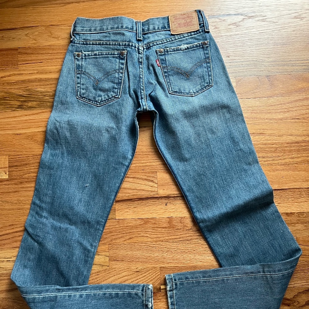 VTG Levi’s 502 buttonfly deadstock 100% cotton jeans Women  24x32 XS, NWOT USA! - Picture 4 of 14